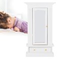 thumbnail image 1 of Dollhouse Wardrobe, Long Service Life White Miniature Wardrobe  For Promotes Aesthetic Training Creativity For Children, 1 of 8