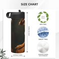 thumbnail image 4 of Sikiie Modern Cute Dog Print 18OZ Insulated Straw Cup, Portable Leak-proof Sports Water Bottle, Stainless Steel Water Cup Suitable for Home and Outdoor, 4 of 8