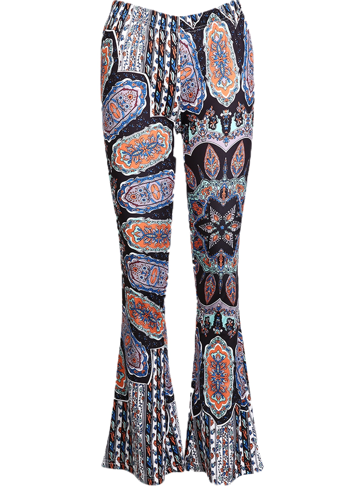 high waisted floral jeans