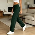 thumbnail image 6 of Wide Leg Sweatpants for Women Casual High Waisted Baggy Sweat Pants Drawstring Workout Jogger Trousers with Pockets, 6 of 9