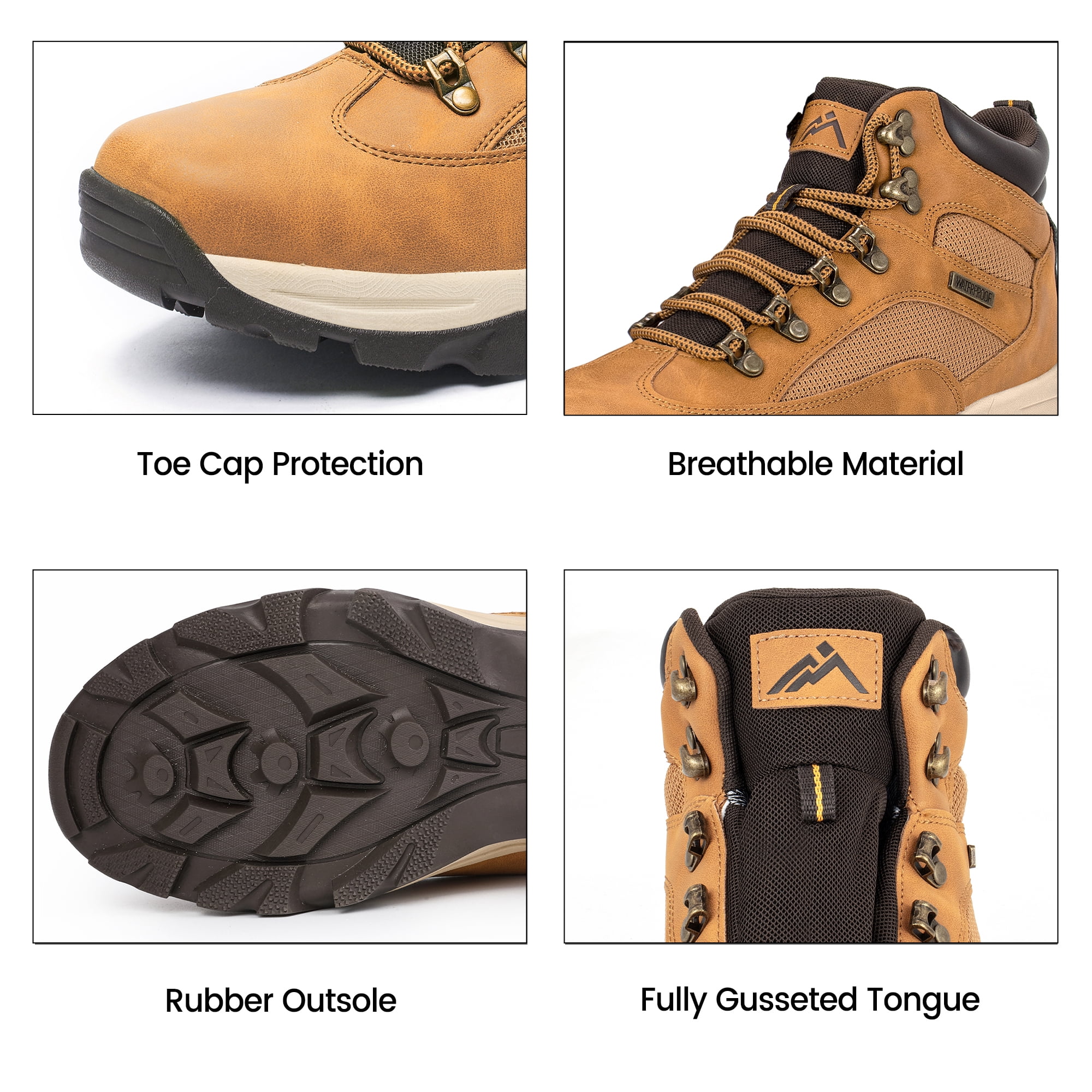 CC-Los Men\'s Waterproof Hiking Boots Work Boots 11 (44) new Men main image 2