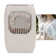 thumbnail image 4 of de recargable Mini ventilador de cuello USB recargable silencioso portátil manos libres Usable Lazy Hanging Cooler (blanco marfilComputerComponents Fyydes Descripción de la referencia, 4 of 6