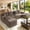 Brown, variant on Aukfa 127" Oversized Cloud Sectional Sofa U Shaped Boneless Couch with USB & Cup Holder Storage Console, Modular Corduroy Sofa for Living Room, Black