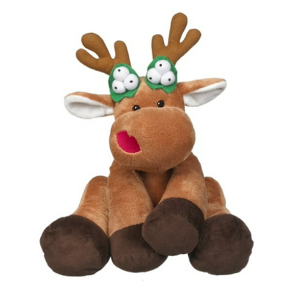 Morris Mistletoe Christmas Moose Plush Toy - By Ganz ( 10in tall )