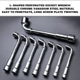 thumbnail image 4 of JilgTeok 1 Packs Metric L Shaped Angled Hex Socket Wrench Plated Double-Head Elbow Hex Wrench Set for Mechanic Repairing (6mm,7mm,8mm,9mm,10mm), 4 of 9