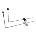 thumbnail image 4 of Portable Fly Tying Vise Tool Fly Vise Fishing Hook Rotary Fly Gears 360° Rotation Multiple Adjustments Black, 4 of 5