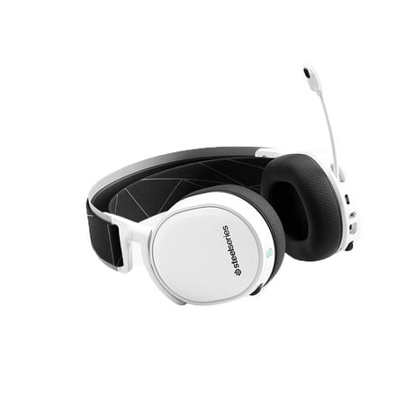 SteelSeries - Arctis 7 Wireless DTS Gaming Over-The-Ear Headset for PC, PlayStation 4 and PlayStation 5 - White