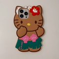 thumbnail image 2 of Sanrio-funda estereoscópica de Gel de sílice para IPhone, carcasa suave anticaída, Hello Kitty, modelos 14, 13, 12, 11 Pro Max, 14 Pro Fivean unisex, 2 of 2