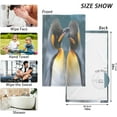 thumbnail image 3 of GZHJMY King Penguins Hand Towels Set of 2, Highly Absorbent Soft Cotton Face Towels Bathroom Decorative Towel for Beach Gym Spa Shower, 16x28In Washcloths, 3 of 7