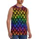 thumbnail image 2 of Fotbe Dragon Scales Men's Camiseta sin Mangas Estampada para Hombres, Playera Casual para Gimnasio, Entrenamiento, Playa-X-Large, 2 of 7