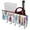 Multicolor 1, variant on PhooArto Key Holder for Wall Decorative with 5 Key Hooks, Sea Shark Fish Coral Holders Wall Mount Organizer with Mail Key Rack, Self Adhesive