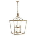 thumbnail image 4 of SAFAVIEH Vallor 8 Light Industrial Pendant, Gold Painted, 4 of 6