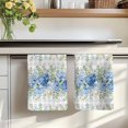 thumbnail image 7 of Hydrangea Eucalyptus Kitchen Towels Set of 2, Summer Botanical Grey Buffalo Plaid Absorbent Dish Towels for Kitchen, Microfiber Hand Towel, Quick Drying Tea Towel for Cleaning Decorative Dishcloths, 7 of 7