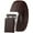 Dark Brown, variant on Automatic Ratchet Belt for Women Kids Boys and Girls Genuine Leather Belt - Trim to Fit