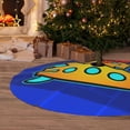 thumbnail image 6 of Lsque Geometry Dash Print Christmas Tree Skirt, Tree Skirt with Ties or Velcro, Perfect for Holiday Decorations, Halloween, and New Year-36", 6 of 7