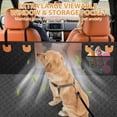 thumbnail image 7 of Dog Car Seat Cover - Hard Bottom Back Seat Extender for Dogs Supports 400lbs - Waterproof Pet Seat Cover for Back Seat - Dog Hammock for Car SUV Truck, 7 of 7