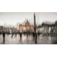 thumbnail image 2 of Chiriaco, Carmine 14x10 Black Ornate Wood Framed with Double Matting Museum Art Print Titled - St. Peters Square, 2 of 4