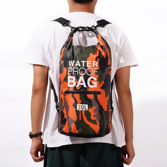 DINGHUO 30L Waterproof Dry Bags With Wet Separation Pocket Backpack For Kayaking Boating Swimming Outdoor Sports Bag.