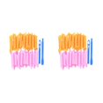 thumbnail image 1 of Soidarity 18 Uds. De rizadores de pelo, rizos en sin calor, Kit de estilismo DIY, rosa y naranja 2piezas rosa naranja, 1 of 1
