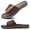 Brown, variant on Mens Slides Sandals Open Toe Athletic Adjustable Straps Orthotic Plantar Fasciitis Sport Sandals with Soft Cushion Arch Support Footbed Black Size 12