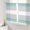 Turquoise gray, variant on Sheer Curtains 54 Inch Length 2 Panels Set for Kitchen, Navy Beige Striped Semi Sheer Curtains for Windows, Gradient Geometric Blue White Voile Window Treatments Rod Pocket Curtain
