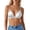 White, variant on khonts Satin Front Hook Closure Bras for Women Triangle Thin Pad Soft Bra Wireless Spaghetti Strap Bralette White XL