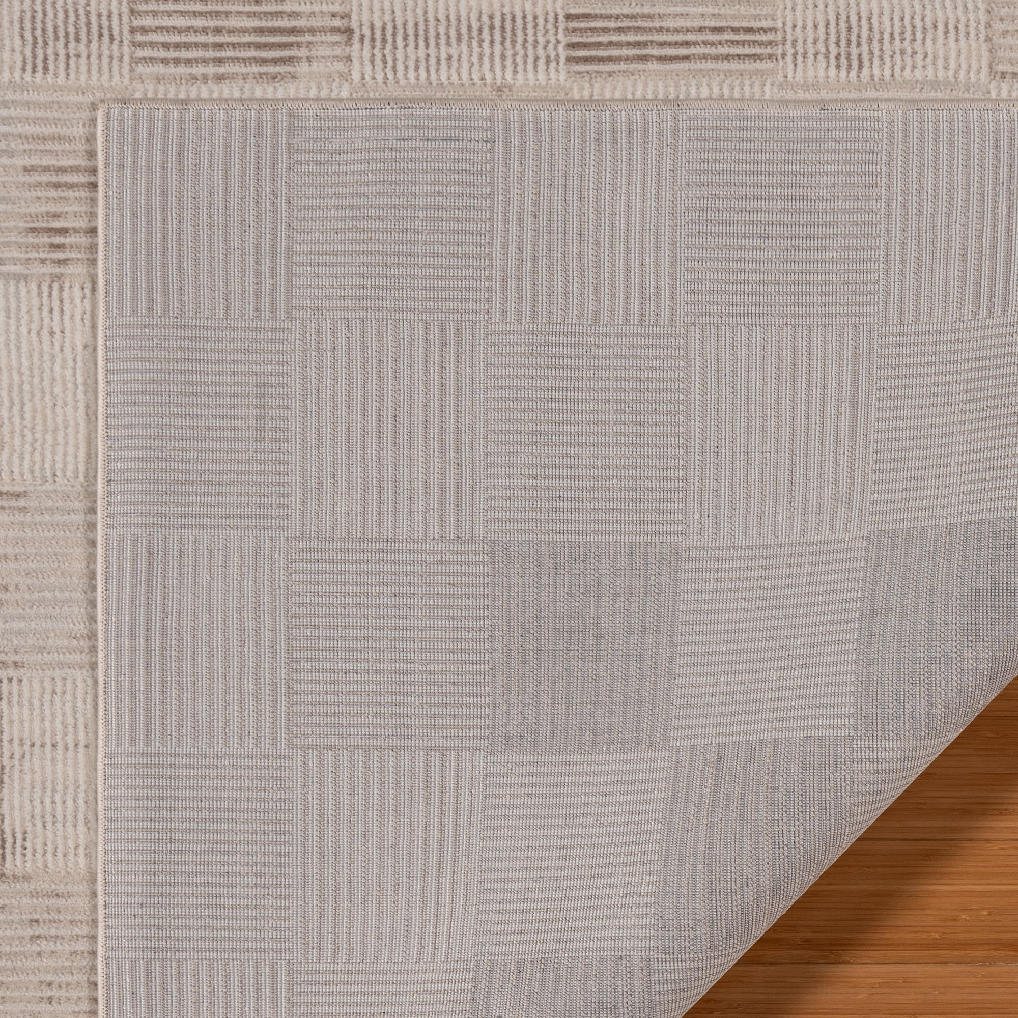 Gertmenian Bloom Lyla Modern Checkered Beige Area Rug, 6x9