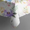 thumbnail image 2 of Pioneer Flower Floral Print Pattern Rectangle Tablecloth 60"x102",Waterproof Polyester Rectangle Table Cloth, Wipeable Spillproof Polyester Tablecloth for Dining, Camping, Indoor and Outdoor, 2 of 6
