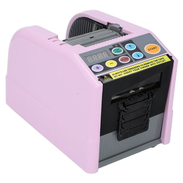 Automatic Tape Dispenser, Electric Ribbon Cutter 6-60mm Width 5-999mm Length Commercial Grade Ribbon Cutting Machine with Sensor Design, Memory Function, 39in Tape