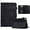 Black, variant on Allytechgroup for iPad Mini 5 / Mini 4 / Mini 3 / Mini 2 / Mini 1 Case, PU Leather Slim Fit Flip Stand Tablet Case with Card Slot Shockproof Protective Cover for iPad Mini 7.9 inch Tablet, Black
