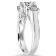 thumbnail image 3 of Pompeii 1 3/8ct Three Stone Diamond Ring 14K White Gold (G/H,I1), 3 of 3