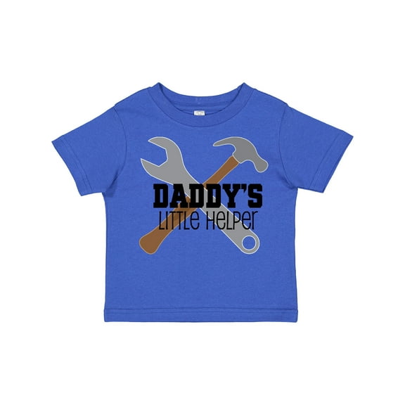 Inktastic Daddy's Little Helper Tool Set Boys Toddler T-Shirt