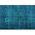 thumbnail image 1 of Ahgly Company Indoor Rectangle Abstract Light Blue Contemporary Area Rugs, 2' x 3', 1 of 4