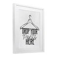 thumbnail image 2 of Stupell Industries Rustic Lodge Drop Pants Here with Hanger White Framed Print Under Glass, 17 x 21, by Kim Allen, 2 of 8