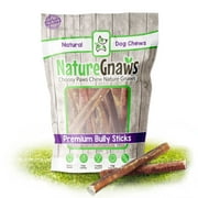 Nature Gnaws Large Bully Sticks Dog Chews, 5-6", 10 Count
