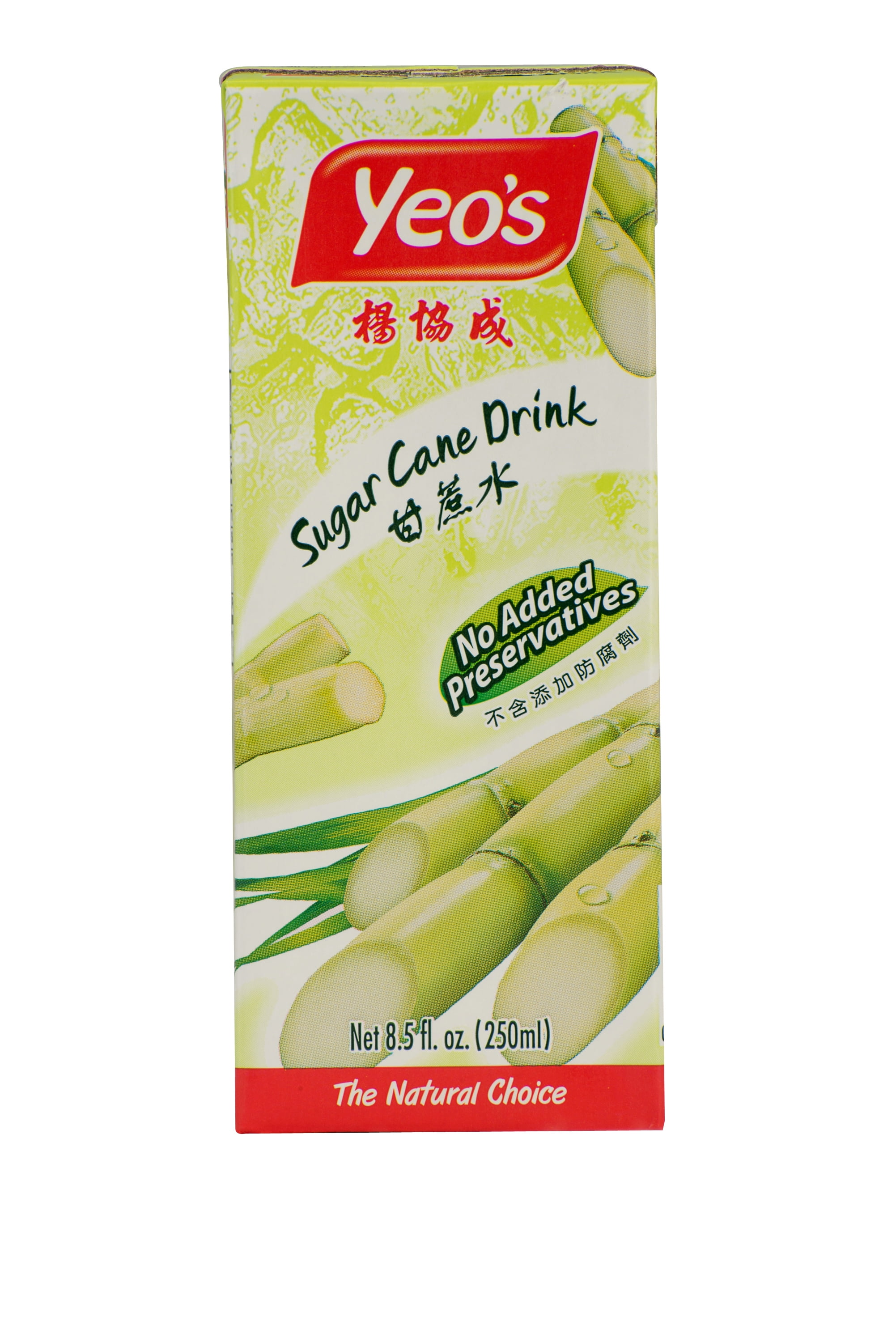 Yeo's Sugar Cane Drink, 8.5 Fl Oz, 24 Count