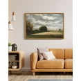 thumbnail image 3 of Drsoum Vintage Landscape 24x36in Natural Framed Canvas Wall Art Grassland Classic Wall Prints Farmhouse Bathroom Office Decor, 3 of 6