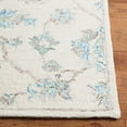 thumbnail image 3 of SAFAVIEH Micro-Loop Raschelle Floral Area Rug, Ivory/Grey, 5' x 5' Square, 3 of 8