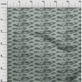 thumbnail image 2 of oneOone Cotton Flex Dusty Green Fabric Snake Animal Skin Diy Clothing Quilting Fabric Print Fabric By Yard 40 Inch Wide, 2 of 4
