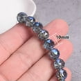 thumbnail image 6 of U8MO 10pcs Triangular Colorful Round 6/8/10mm Ball Faceted Crystal Glass Loose Beads-8mm 20pcs-Grayish Blue, 6 of 6
