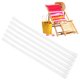 thumbnail image 1 of Uxcell 6-Pack Bandas para Toallas para Sillas de Playa, Clips de Toalla Reutilizables[Blanco], 1 of 7