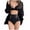 Black, variant on Women's High Waist Underwear, Cotton Seamless Panties, Comfortable Briefs for Women, Smoothing Invisible Design