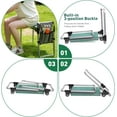 thumbnail image 6 of 2023 Garden Kneeler and Seat  Workseat Folding Gardening  with 8" Upgrade Widen EVA Foam Kneeling Pad and Detachable Tool Pouch 2 in 1 Portable Gardening Stools for Back Yard Outdoor Fishing, 6 of 8