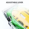 thumbnail image 2 of Amdohai Electric Hair Trimmer Transparent Body LCD Display Screen Strong Motor Adjustable Lever Low Noise With 4 Limit Combs Professional Hair Cutting Kit, 2 of 7