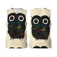 thumbnail image 2 of Gaeub Owl with Mandala Men's Mesh Basketball Jersey, Quick-Drying Sleeveless Top S-4XL, Loose Muscle Tank Top -X-Large, 2 of 9