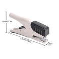 thumbnail image 2 of BIMZUC Handheld Stapler Heavy Duty Office Stapler 20 Sheet Capacity Less Effort Support 24/6 Or 26/6 Staple Sizes White, 2 of 9