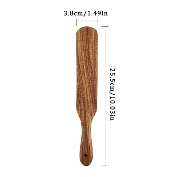 Hilingoto Clearance Wooden Kitchen Spatula Food Tongs Kitchenware Food Tongs, Wooden Kitchenware Set Wooden Spatula Cooking Utensils Set Non Stick Wooden Spoons Christmas Clearance