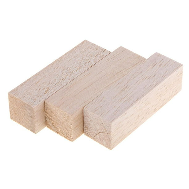 10 Piezas de Rectangular Natural Bloque de Forma de para Modelar Manualidades 30x30x80mm / 20x20x100m perfecl Bloques de madera sin terminar | Bodega Aurrera en línea