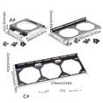 thumbnail image 3 of CIYISON Computer Radiator Fan DIY Mounting Bracket for 120MM 12CM 24CM 36CM Fans, 3 of 14