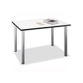thumbnail image 1 of Bush Business Furniture Aspen Tables 48W x 28.5D Rectangle Table in White Spectrum, 1 of 5